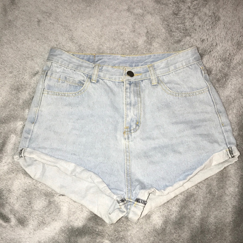 High waisted shorts